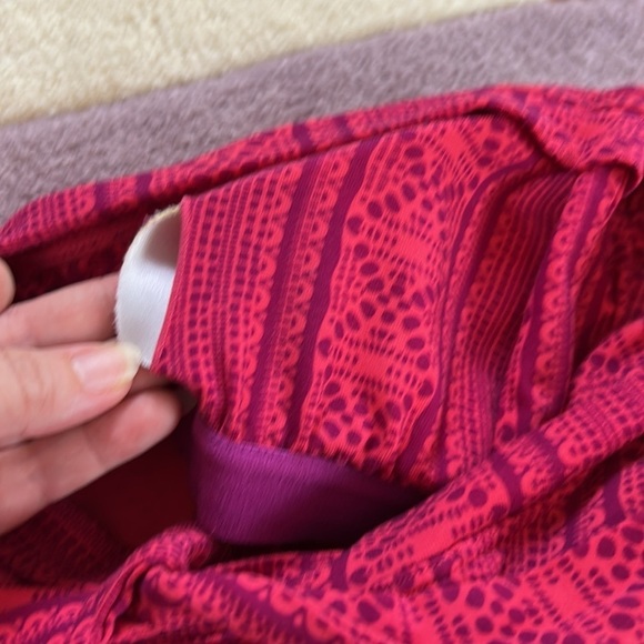 Prana Quinn Fuchsia Lace Pink Mandala RacerBack Active Outdoor Dress - Picture 14 of 17
